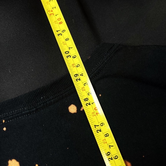 Pink Floyd Black Bleach Tie Dye Dark Side Of The Moon Graphic Tee - Picture 6 of 6